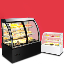 square refrigerated hot selling  refrigerator cold storage cake showcase with led lighting